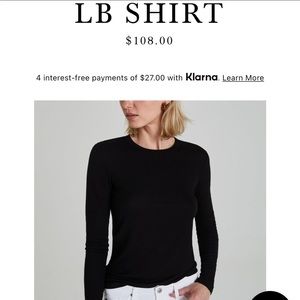 AG gray LB long-sleeved ribbed t-shirt.  Size M.